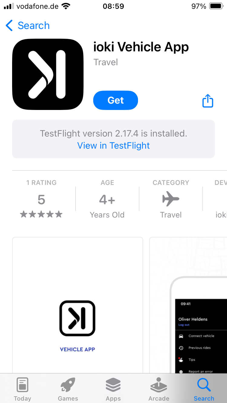 Vehicle App App Store